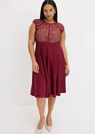 Midikleid mit Spitze, bonprix