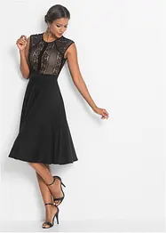 Midikleid mit Spitze, bonprix
