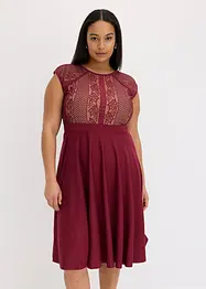 Midikleid mit Spitze, bonprix