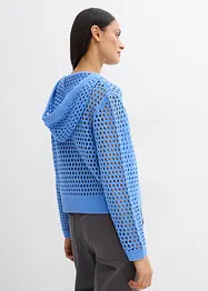 Ajour-Pullover mit Kapuze, bonprix