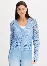 Gilet en maille ajourée, bonprix