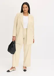 Long blazer à boutons dorés, bonprix