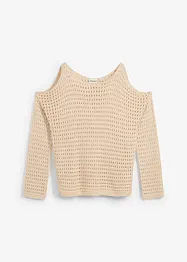 Pull boxy à découpes, bonprix