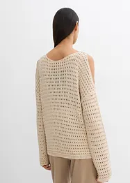 Pull boxy à découpes, bonprix