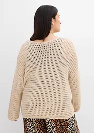 Pull boxy à découpes, bonprix