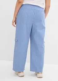 Pantalon cargo à taille élastiquée, bonprix