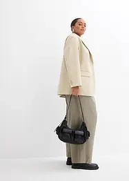 Pantalon large à boutonnage asymétrique, bonprix