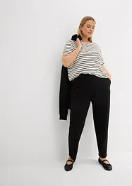 Pantalon en molleton, taille élastiquée, bonprix