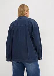 Veste en jean, style blouson, avec fermeture zippée, bonprix