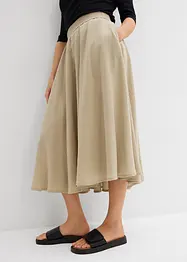 Jupe midi, taille élastiquée, bonprix
