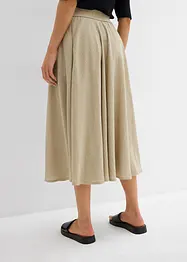 Jupe midi, taille élastiquée, bonprix