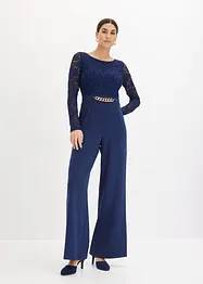 Overall mit Spitze und Ketten-Detail, bonprix