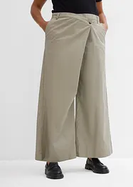 Pantalon large à boutonnage asymétrique, bonprix