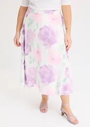 Jupe longue imprimée avec taille confortable, bonprix