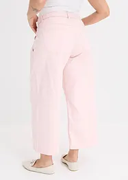 Jupe-culotte en twill extensible, avec ceinture, bonprix