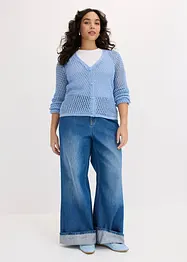 Ajour-Strickjacke, bonprix