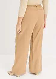 Pantalon palazzo à taille élastiquée, bonprix