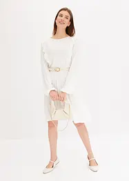 Jerseykleid mit Volants, bonprix