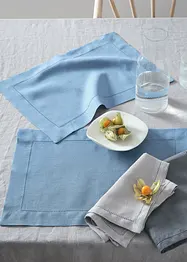 Lot de 2 sets de table en lin, bonprix