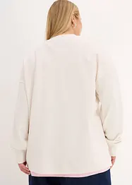 Oversize-Sweatshirt aus Baumwoll-Mix, bonprix