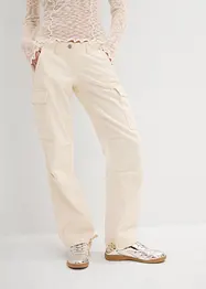 Pantalon cargo 100% coton, bonprix