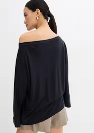 T-shirt épaule dénudée en modal mélangé, bonprix