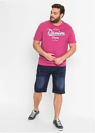 Sweat-Jeans-Bermuda m. Komfortschnitt, Regular Fit, bonprix
