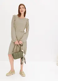 Robe en jersey à volants, bonprix