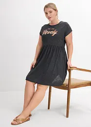 Shirtkleid mit Print aus Viskose-Mix, bonprix