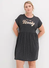 Shirtkleid mit Print aus Viskose-Mix, bonprix