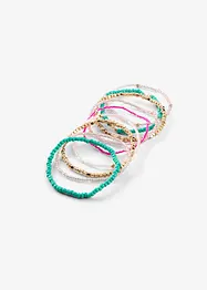 Lot de 10 bracelets, bonprix