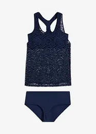Tankini (ens. 2 pces) en dentelle, bonprix