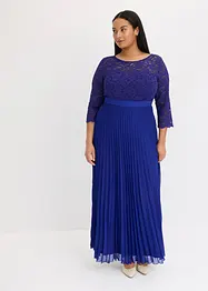 Chiffonkleid mit Spitze und Plissee-Rock, bonprix