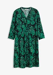 Hemdblusenkleid aus fließender Viskose, bonprix