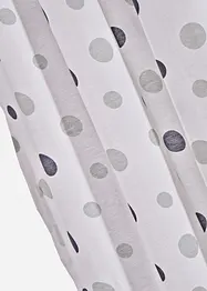 Voilage en polyester recyclé motif pois (1 pce.), bonprix