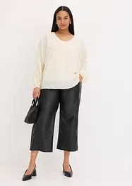Tunique en crêpe avec strass, bonprix
