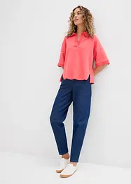 Barrel-Jeans Mid Waist, Low Stretch Bio-Baumwolle, bonprix