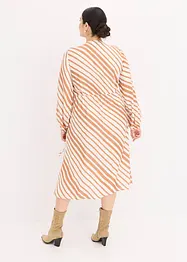 Robe midi en viscose fluide imprimée, bonprix