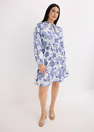 Robe en satin imprimée, bonprix