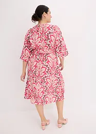 Robe midi imprimée en viscose mélangée, bonprix