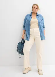 Jean droit taille mi-haute, bonprix