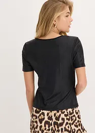 Shirt aus glänzendem Material, bonprix