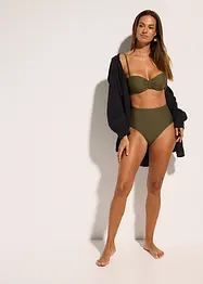 Lot de 2 bas de bikini taille haute, bonprix
