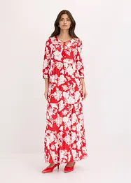 bedrucktes Maxikleid aus fließender Viskose, bonprix