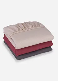 Jersey Melange Spannbettlaken, bonprix