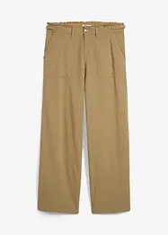 Pantalon fluide en lin mélangé, bonprix