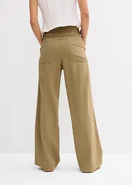 Pantalon fluide en lin mélangé, bonprix