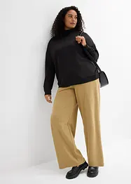 Pantalon en jersey interlock, bonprix