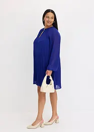 Minikleid aus feinem Chiffon mit Plisseé, bonprix