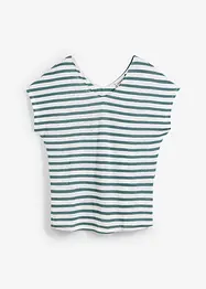 Shirt aus Leinen mit Fledermausärmeln, bonprix